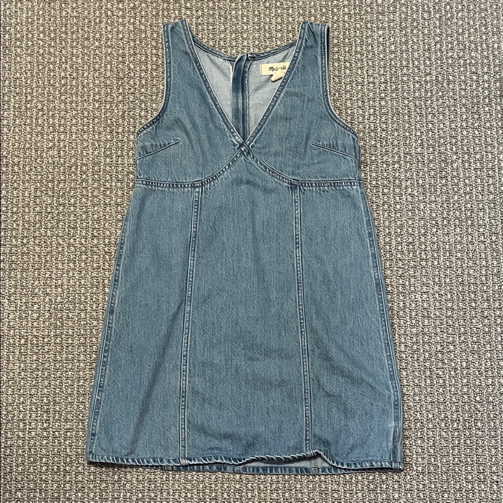 Madewell Blue Denim Sleeveless Top